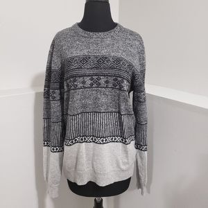 Aeropostale Ski Wool Blend Crewneck Sweater, Size Medium